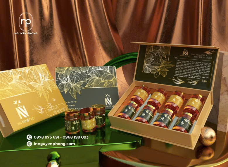 Hộp cứng cỡ lớn bồi giấy Kraft